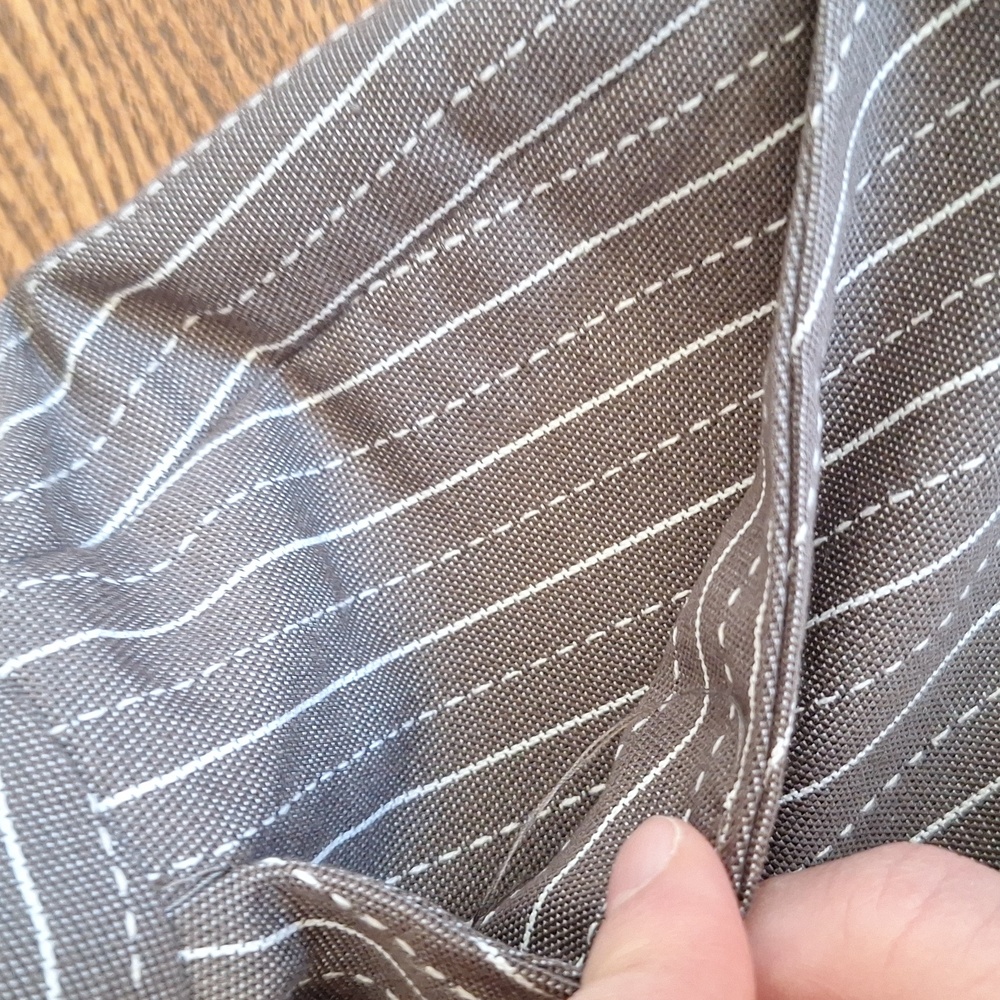 Nygard Striped Gray Pants - Picture 6 of 7